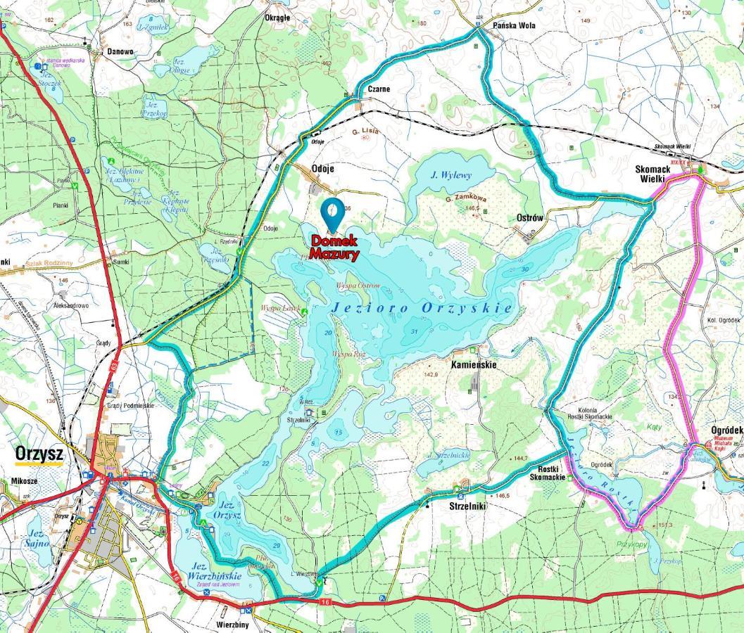 Domek Mazury - Jezioro Orzysz Ngoại thất bức ảnh